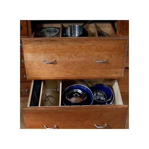 Pots and Pans Storage KraftMaid cabinet door style