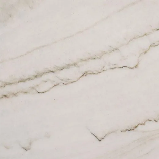 White Macaubas quartzite countertop
