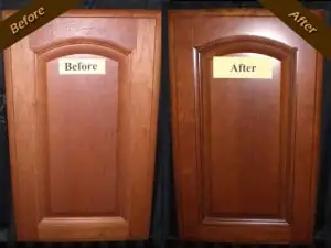 refinishing kitchen cabinets
