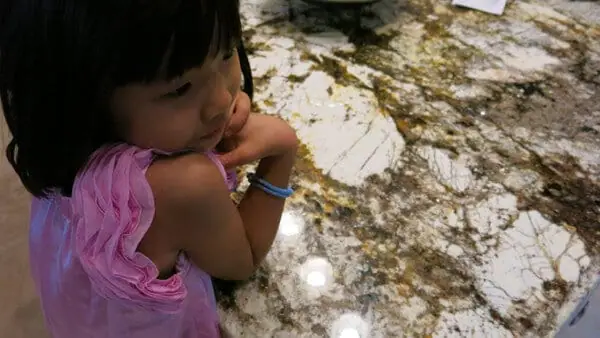 Child friendly countertops