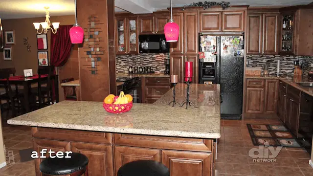 After DIY Network Kitchen