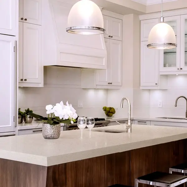 A remodeled Phoenix kitchen with cabinets, countertops, and an efficient layout