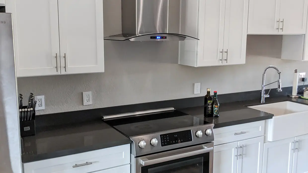 A quartz countertop in Phoenix, Arizona.