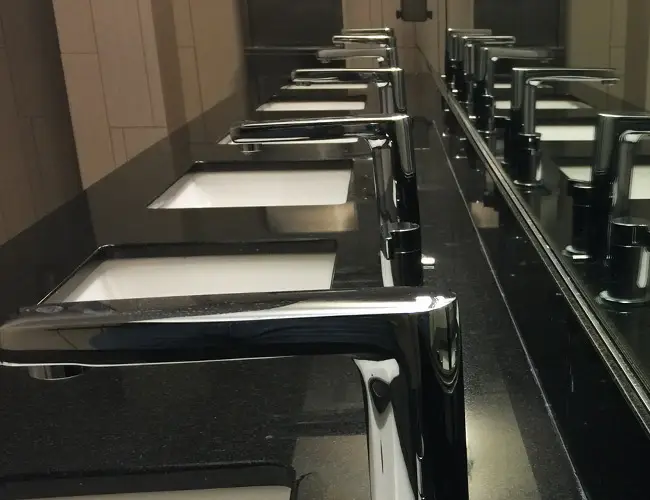Add drama to your high-end commercial space with a granite countertop.