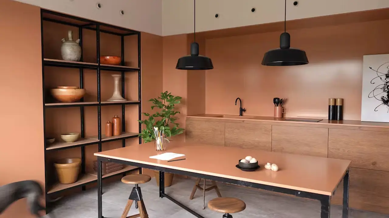 Silestone Quartz Sunlit Days Arcilla Red