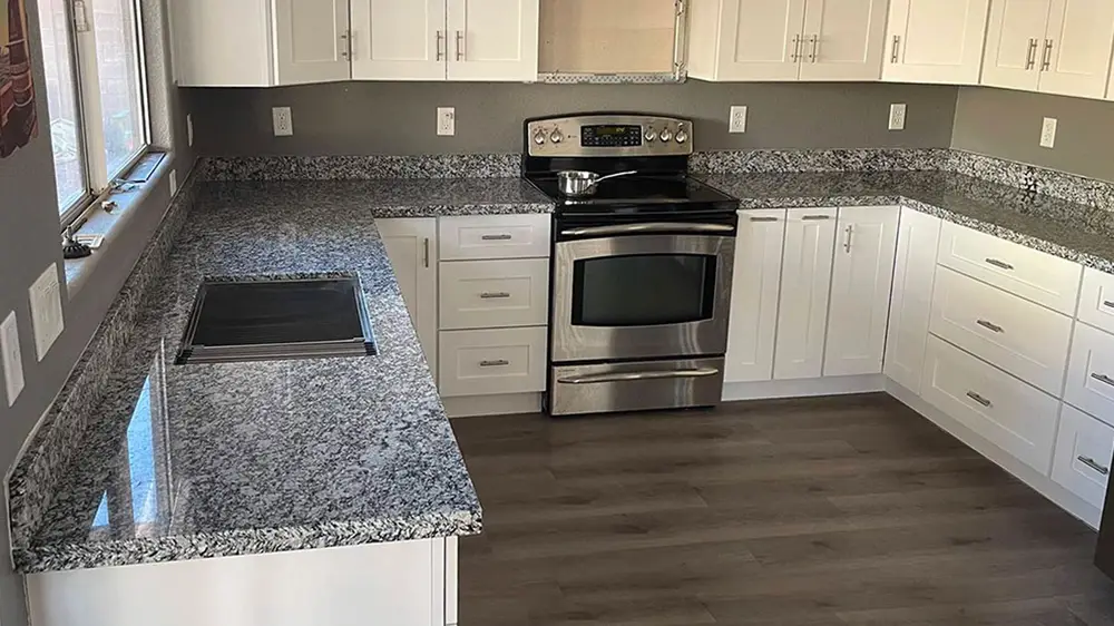 Surf White Kitchen Granite Countertop