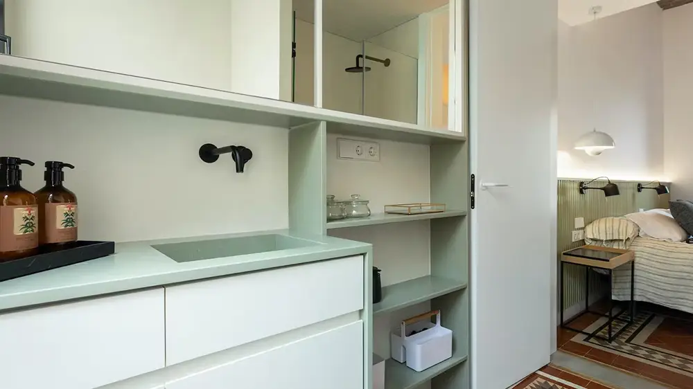 Posidonia Green Bathroom Sink
