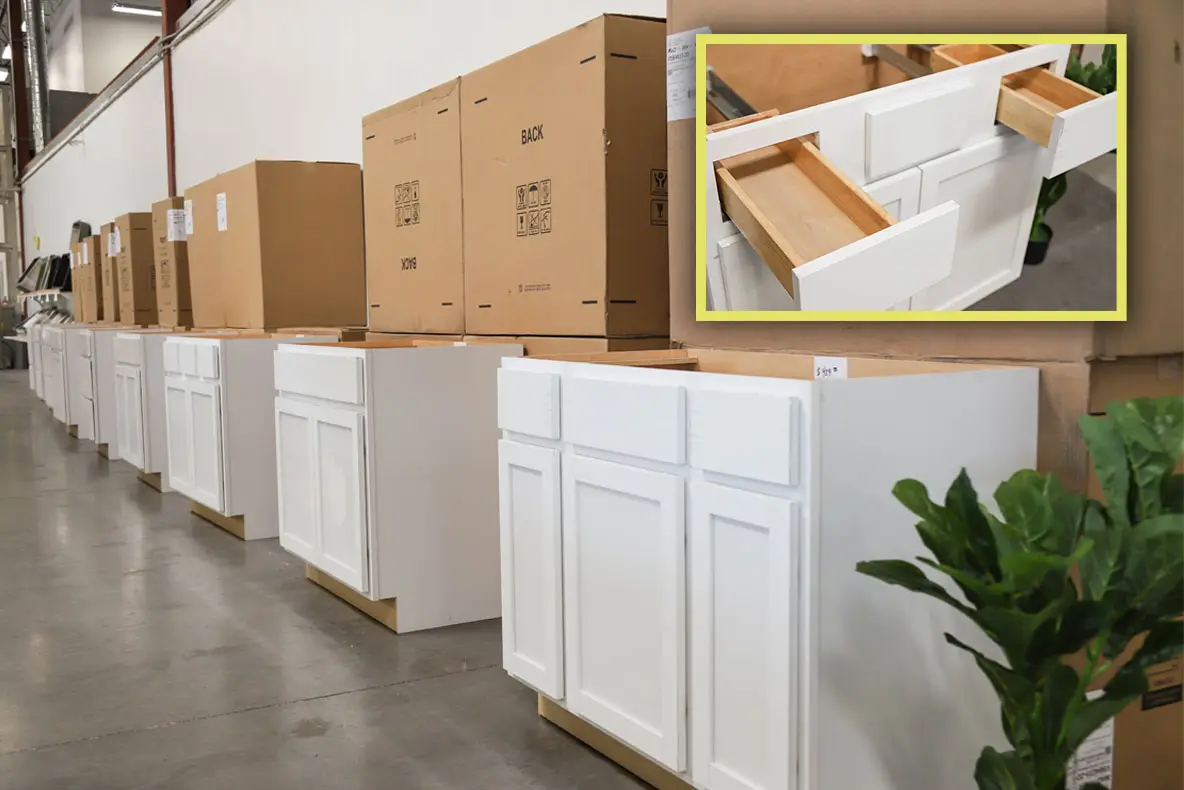 new shaker white cabinets