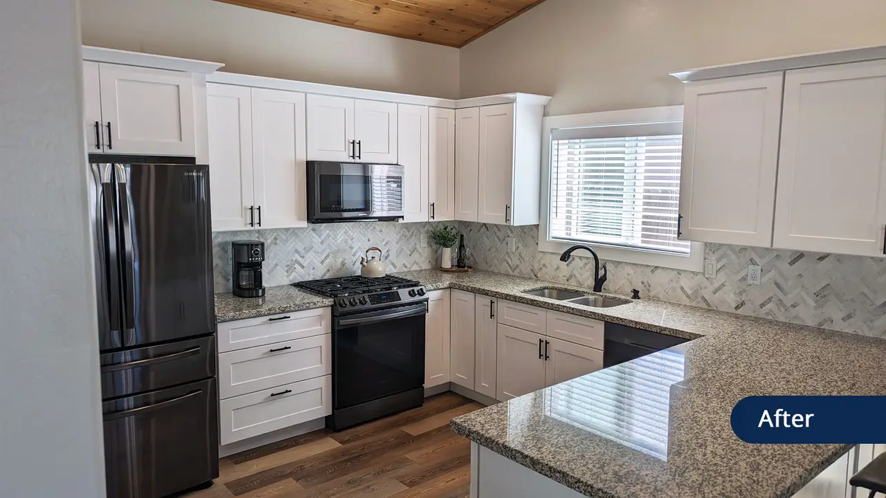 After contrator kitchen remodel
