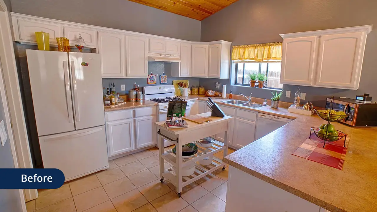 Before contractor kitchen remodel