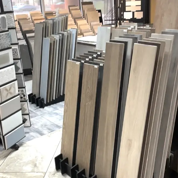 laminate and tile flooring