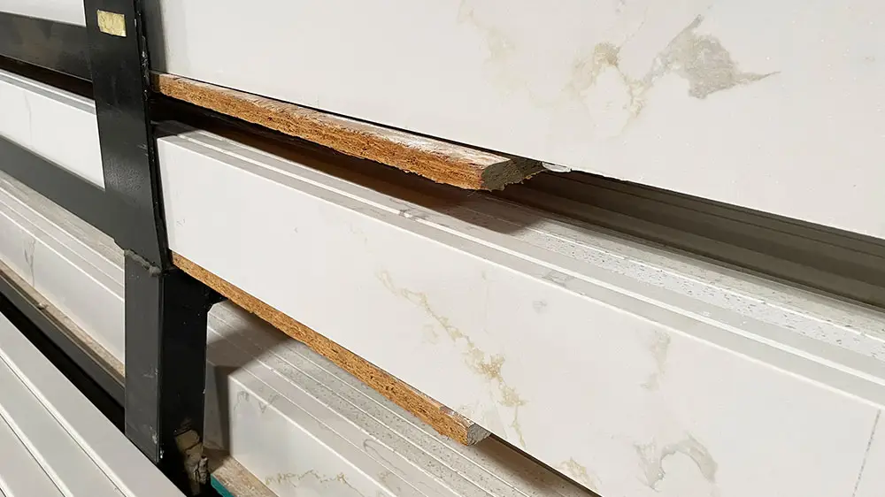 Calacatta Venice quartz backsplash