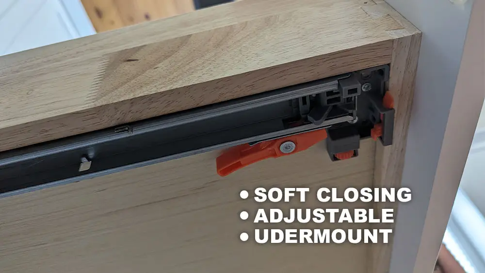 soft close undermount drawer slides