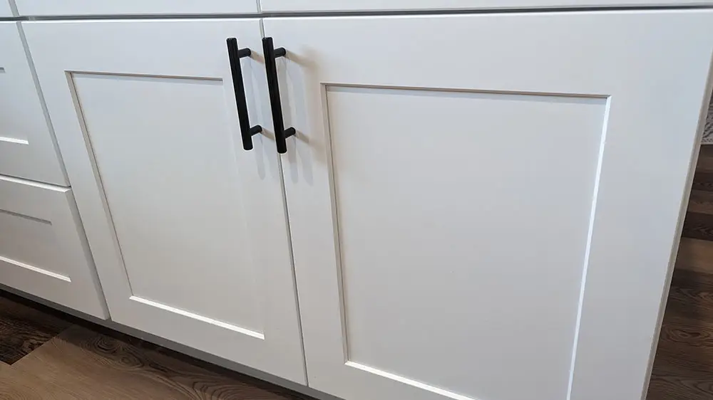 white shaker cabinet doors by Superior Cabinets