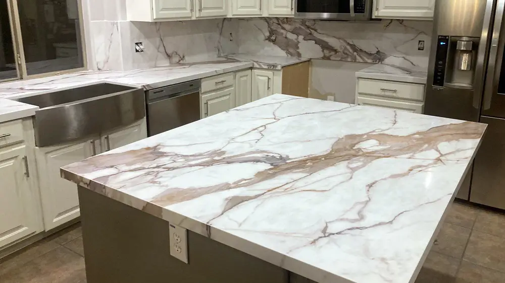 Carmen Quartz Kitchen Countertop