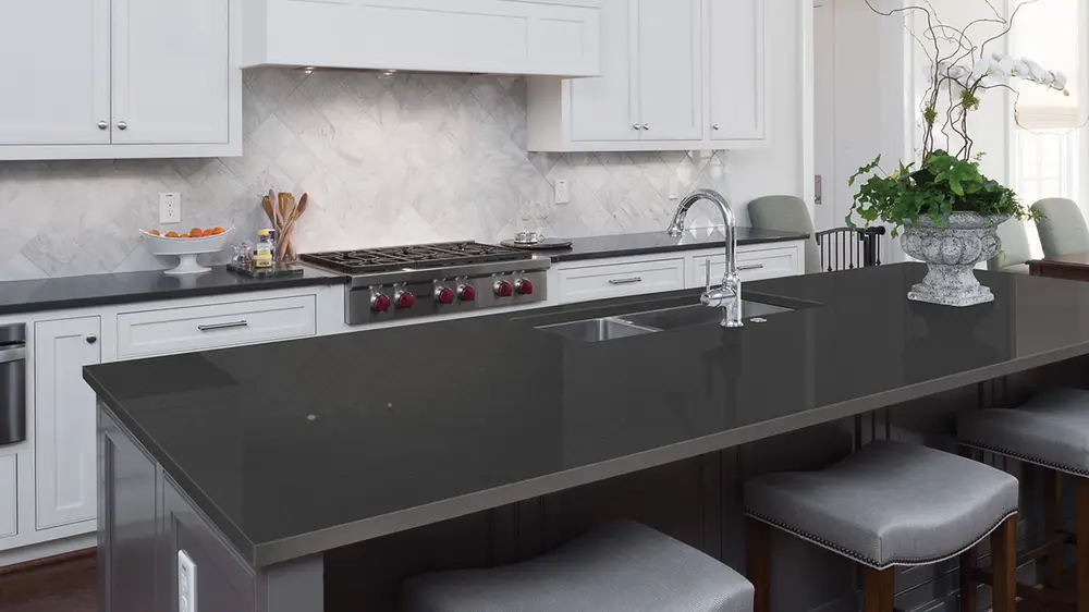 Shadow Gray quartz countertop 3
