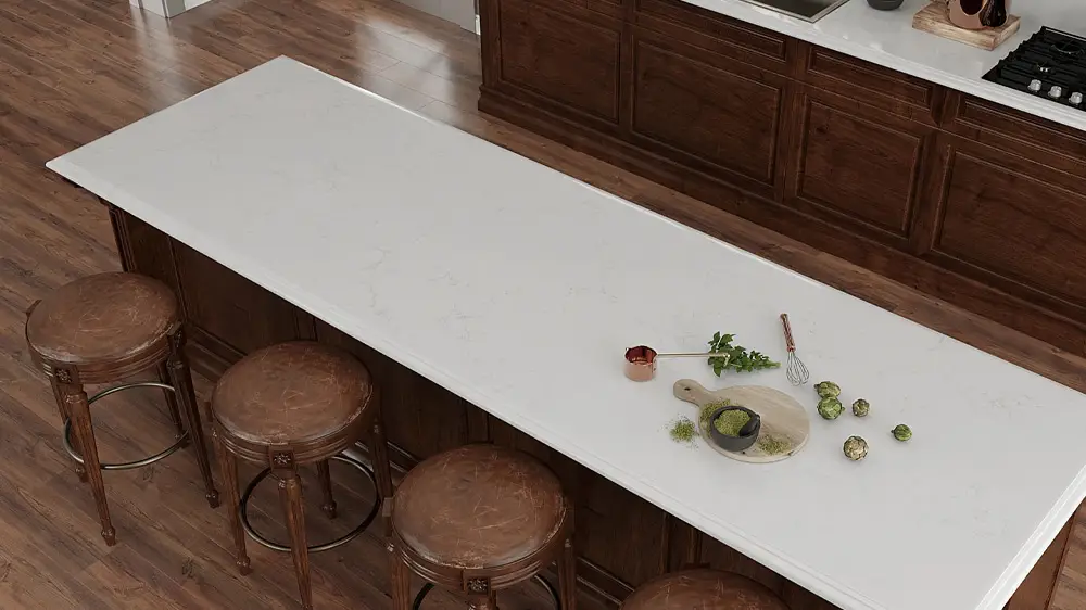 Aura Gold Kitchen Island