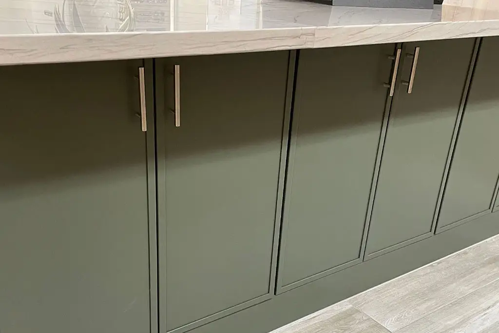 sage green cabinets