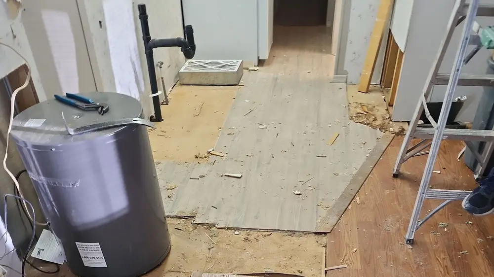 Old kitchen removal