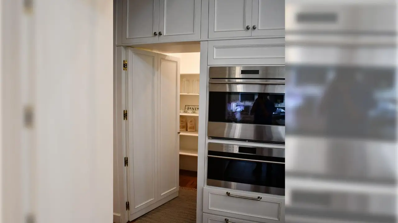 Custom-hidden-pantry-door-OakCraft Phoenix