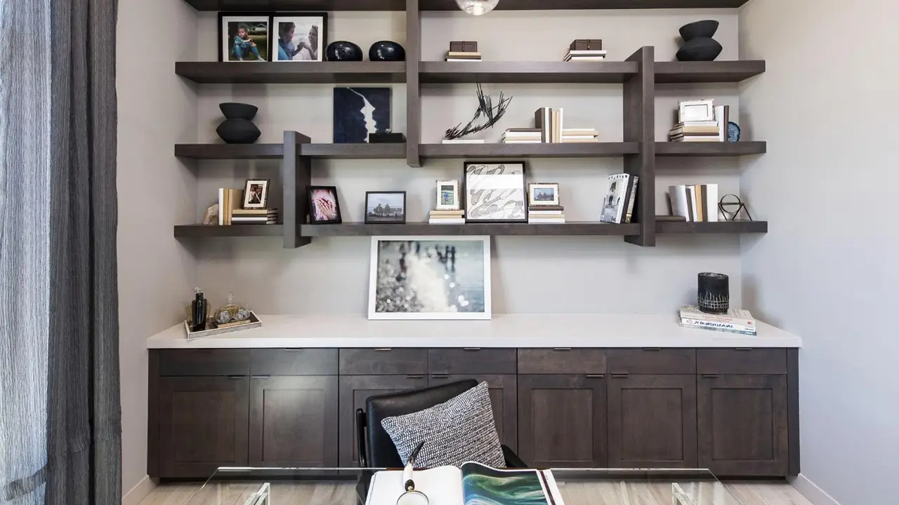 elevate office cabinets from OakCraft