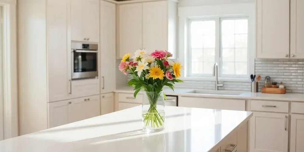 Stylish kitchen with budget-friendly updates.