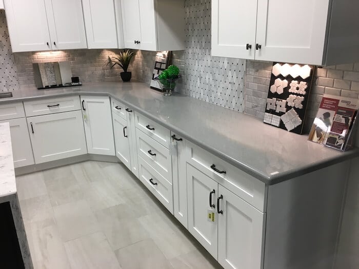 Granite Quartz Butcher Block, Kitchen Countertop Materials Compared To Cabinets